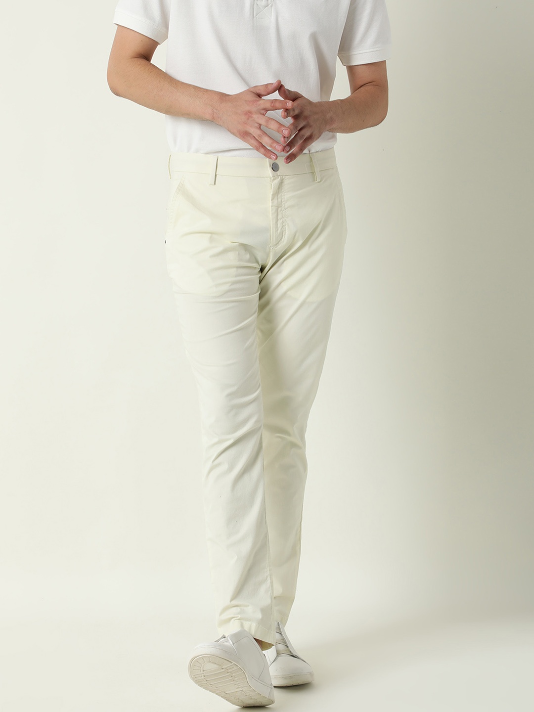 RARE RABBIT Men Popins Slim Fit Mid Rise Cotton Casual Trouser, Off white
RARE RABBIT Men Popins Slim Fit Mid Rise Cotton Casual Trouser, Off white