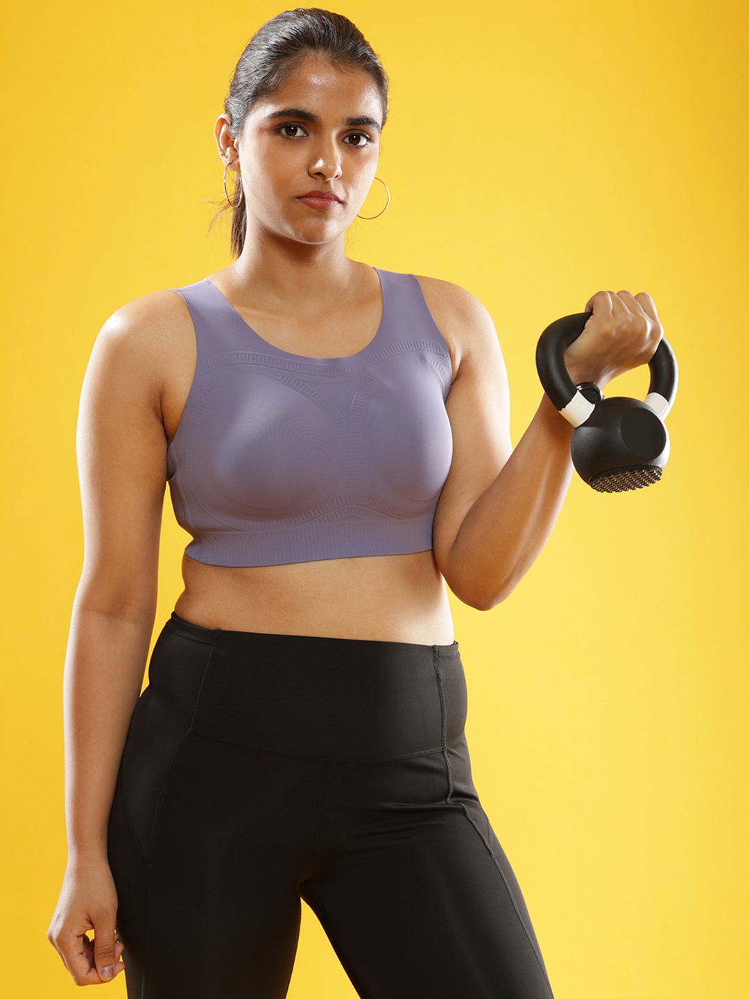 Blissclub Power Up Workout Bra 3D Support 3X More Bounce Control Removable Padding, Grey
Blissclub Power Up Workout Bra 3D Support 3X More Bounce Control Removable Padding, Grey