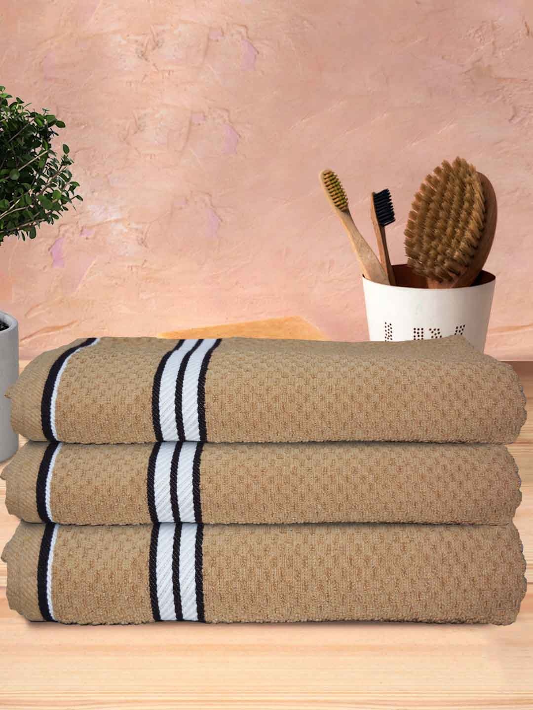 Athom Trendz Popcorn Beige & White 3 Pcs Textured Organic Cotton Super Soft Bath Towels
Athom Trendz Popcorn Beige & White 3 Pcs Textured Organic Cotton Super Soft Bath Towels