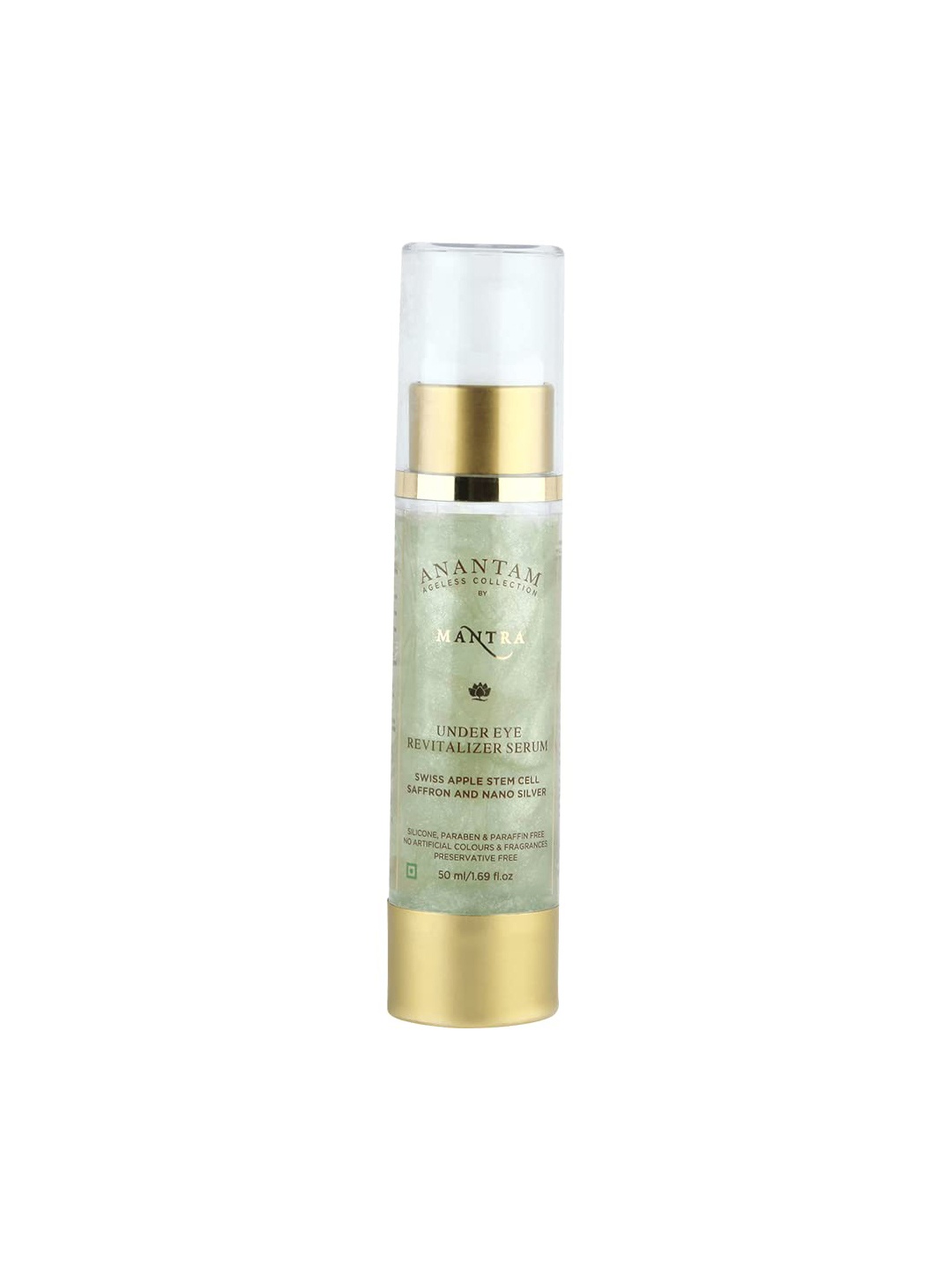 Mantra Herbal Under Eye Revitalizer Serum With Swiss Apple & Stem Cell Saffron - 50 ml, Green
Mantra Herbal Under Eye Revitalizer Serum With Swiss Apple & Stem Cell Saffron - 50 ml, Green