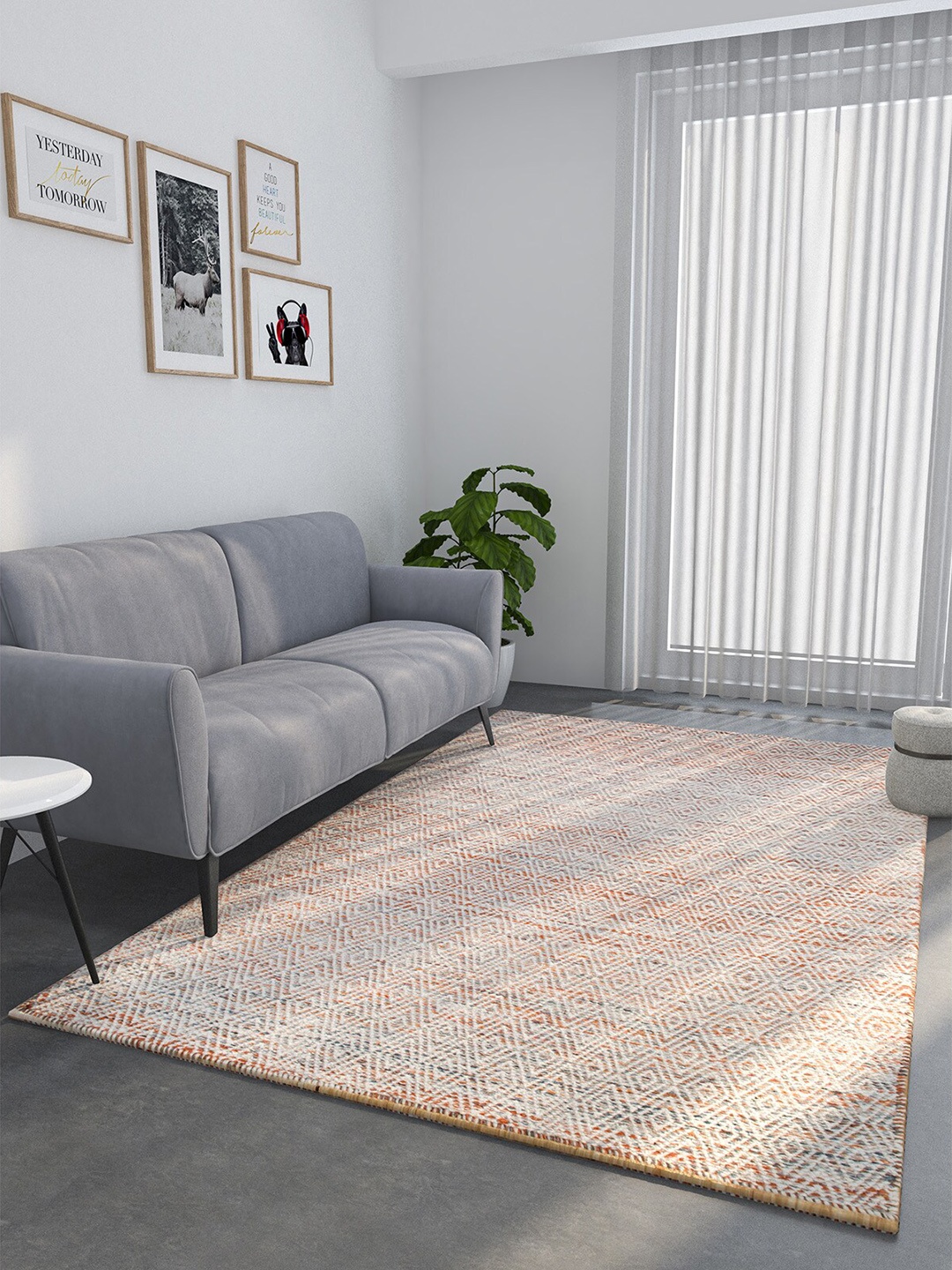 Jaipur Rugs Sile Off White & Grey Geometric Design Rectangular Woolen Dhurrie Carpet
Jaipur Rugs Sile Off White & Grey Geometric Design Rectangular Woolen Dhurrie Carpet