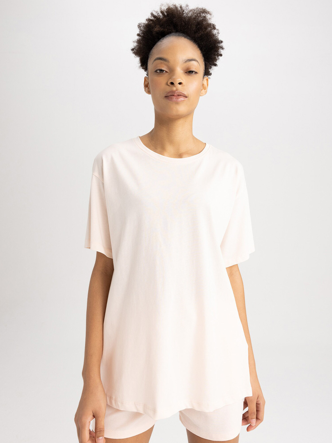 DeFacto Round Neck Cotton T-shirt, Pink
DeFacto Round Neck Cotton T-shirt, Pink