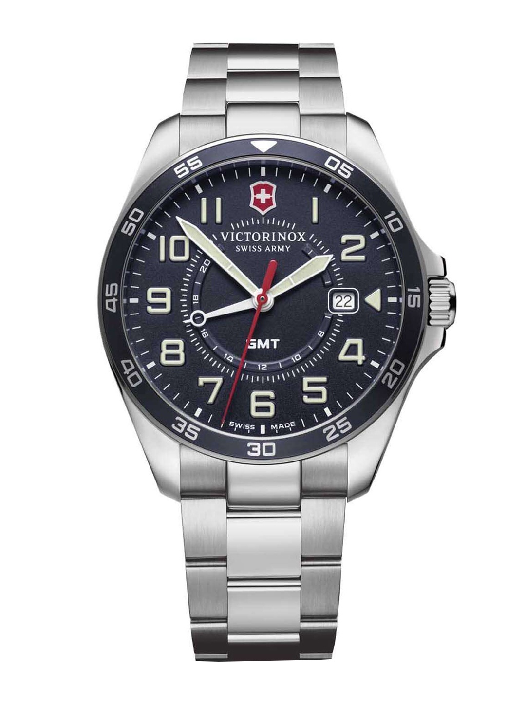 Victorinox FieldForce Men Round Dial & Stainless Steel Straps Analogue Watch 241896, Black
Victorinox FieldForce Men Round Dial & Stainless Steel Straps Analogue Watch 241896, Black