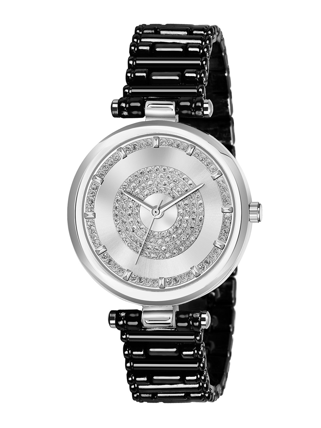 Walrus Women Brass Embellished Dial & Stainless Steel Bracelet Style Straps Analogue Watch, Silver
Walrus Women Brass Embellished Dial & Stainless Steel Bracelet Style Straps Analogue Watch, Silver