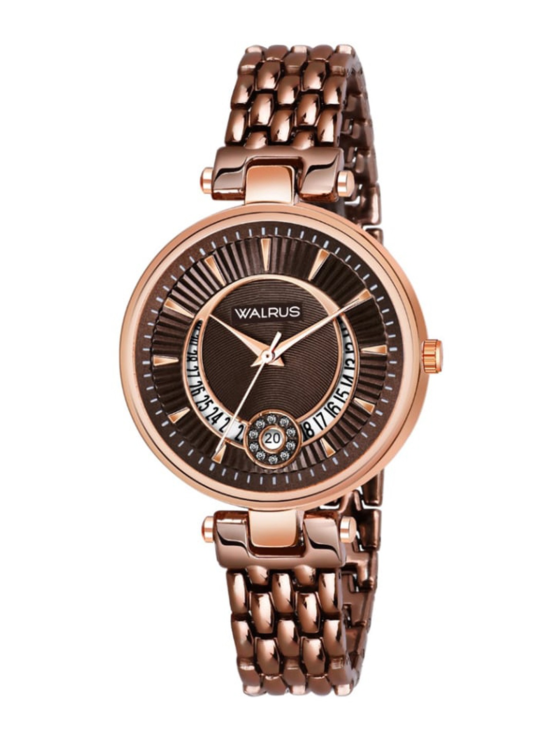 Walrus Women Stainless Steel Bracelet Style Straps Analogue Watch WWTW-INC-X-090917_D, Brown
Walrus Women Stainless Steel Bracelet Style Straps Analogue Watch WWTW-INC-X-090917_D, Brown