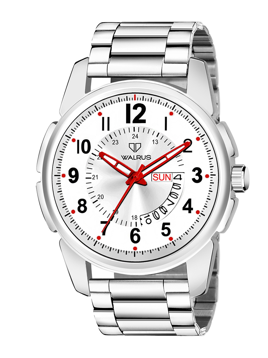 Walrus Men Brass Dial & Stainless Steel Bracelet Style Straps Analogue Watch WWTM, White
Walrus Men Brass Dial & Stainless Steel Bracelet Style Straps Analogue Watch WWTM, White