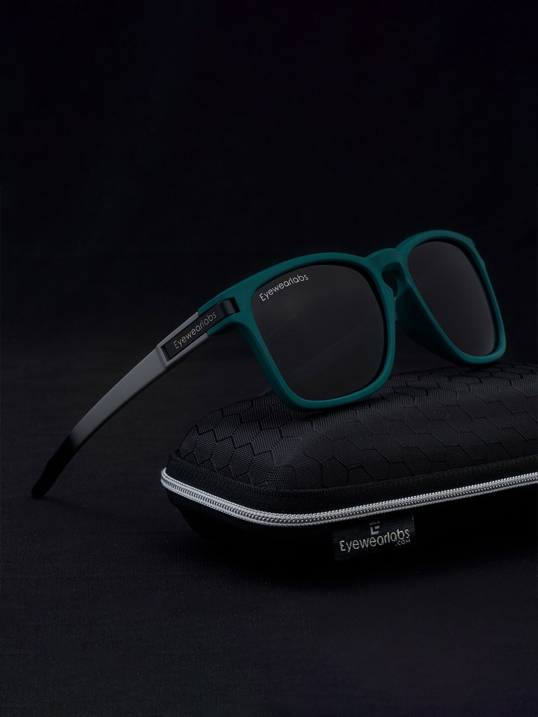 Eyewearlabs Lens & Square Sunglasses With Polarised Lens CDarkWingGreenSC1EL1150, Black
Eyewearlabs Lens & Square Sunglasses With Polarised Lens CDarkWingGreenSC1EL1150, Black