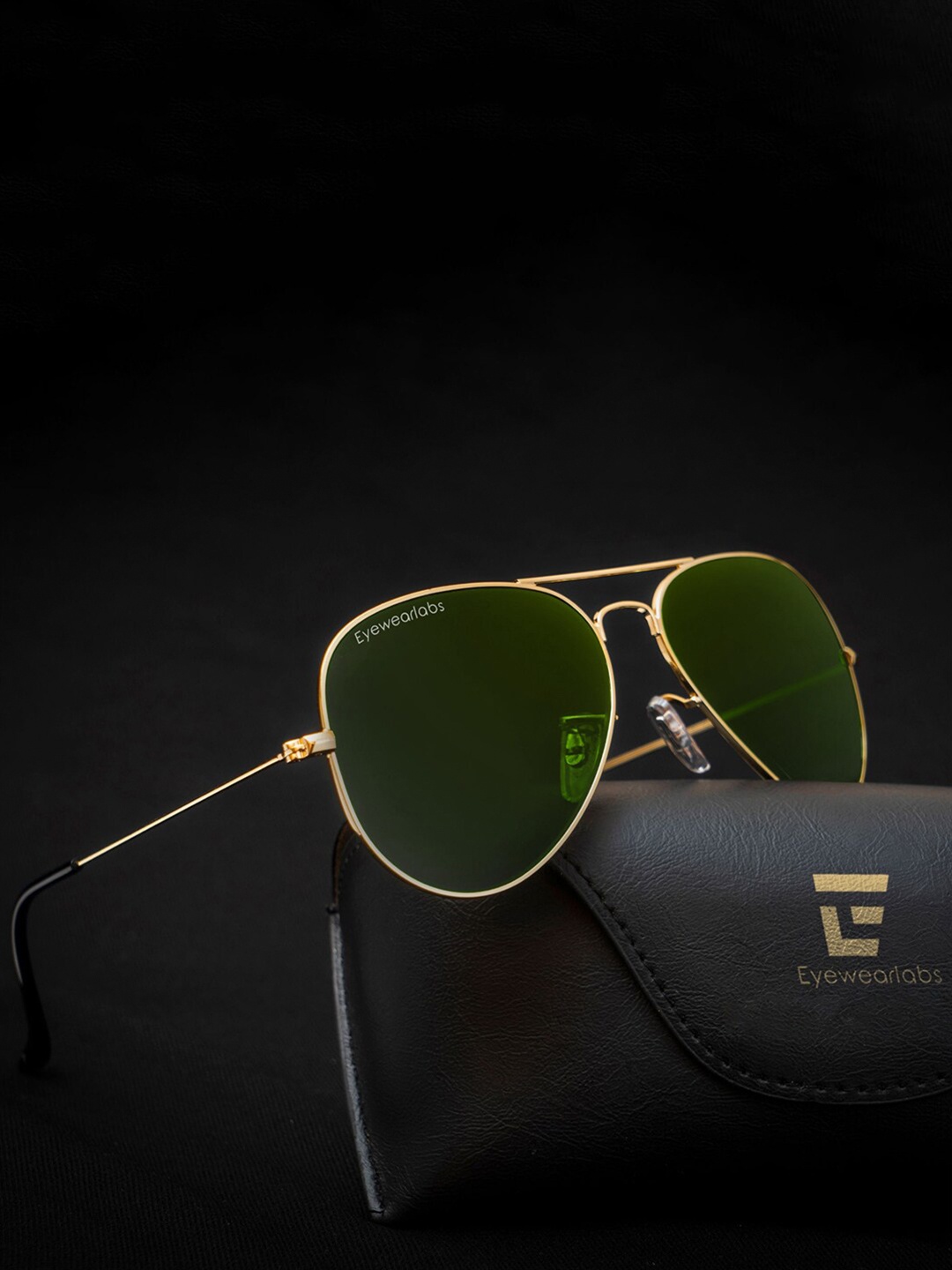 Eyewearlabs Aviator Lens with Polarised and UV Protected Sunglasses SB111SC2EL1011, Green
Eyewearlabs Aviator Lens with Polarised and UV Protected Sunglasses SB111SC2EL1011, Green