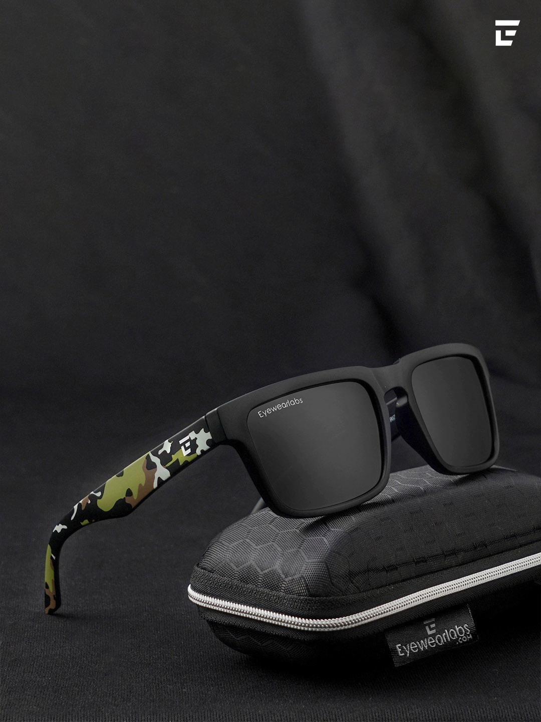 Eyewearlabs Wayfarer Lens with Polarised and UV Protected Sunglasses SC1EL1161, Black
Eyewearlabs Wayfarer Lens with Polarised and UV Protected Sunglasses SC1EL1161, Black