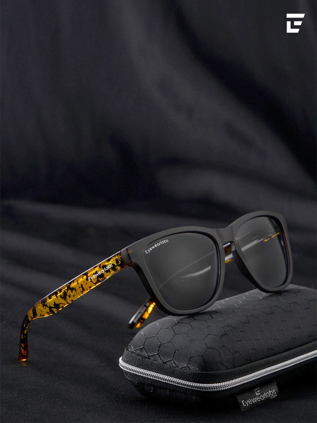 Eyewearlabs Oversized Lens with Polarised and UV Protected Sunglasses SC1EL1122, Black
Eyewearlabs Oversized Lens with Polarised and UV Protected Sunglasses SC1EL1122, Black