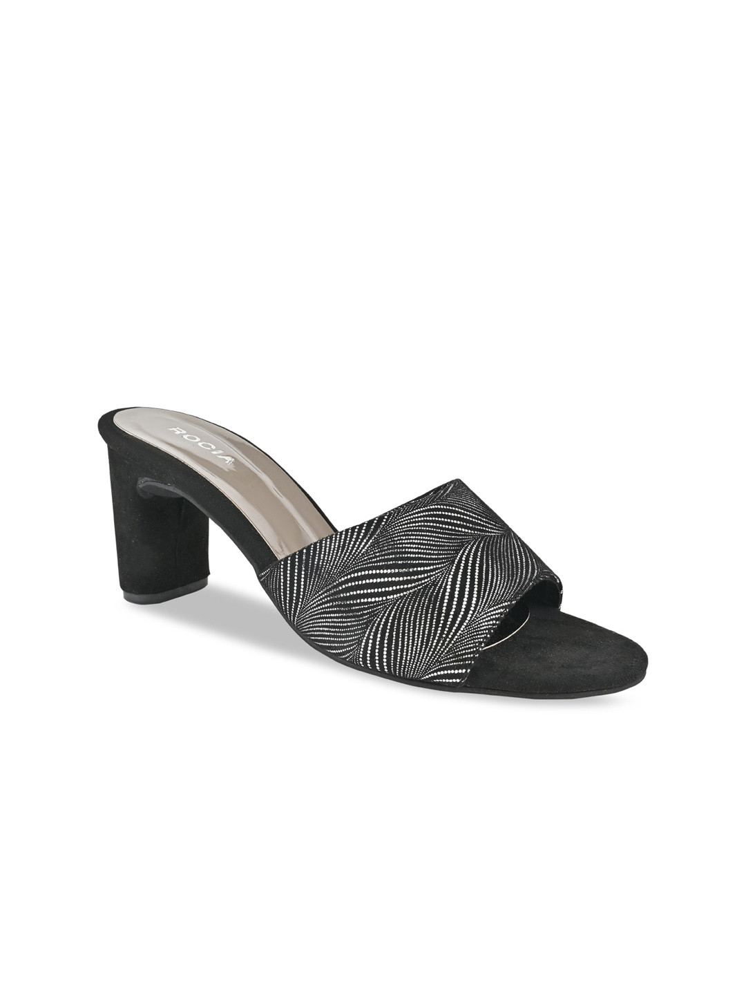 Rocia Embellished Block Heels, Black
Rocia Embellished Block Heels, Black