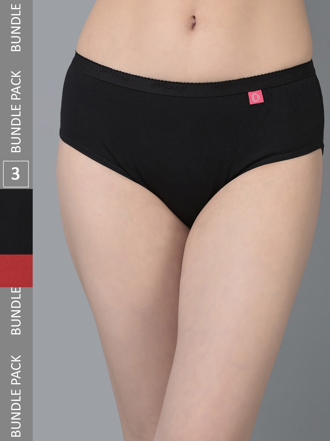 Dollar Missy Pack of 3 Solid Outer Elasticated Hipster Panty MMBB-101S-R3#Z#OE3-PO3, Assorted
Dollar Missy Pack of 3 Solid Outer Elasticated Hipster Panty MMBB-101S-R3#Z#OE3-PO3, Assorted