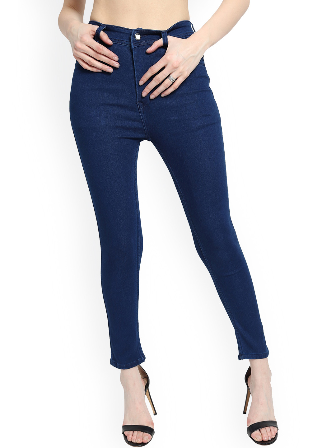 TYFFYN Women Mid-Rise Jean Slim Fit Dark Shade Stretchable Jeans, Navy blue 
TYFFYN Women Mid-Rise Jean Slim Fit Dark Shade Stretchable Jeans, Navy blue