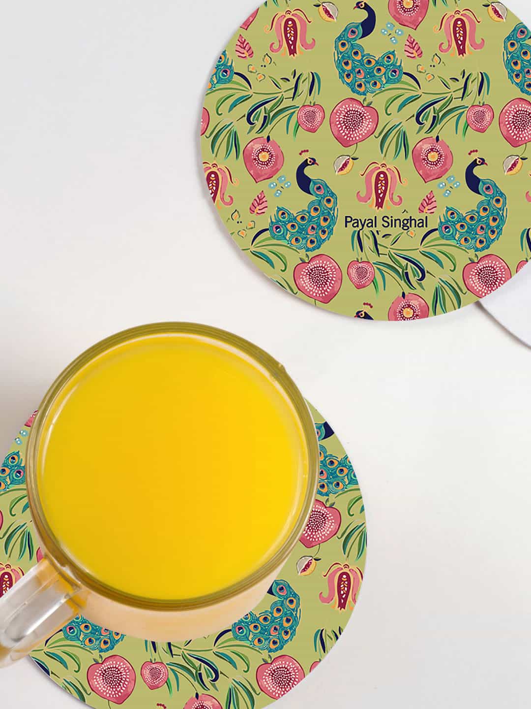 macmerise Green & Pink 6 Pieces Payal Singhal Design Printed MDF Wooden Circular Coasters
macmerise Green & Pink 6 Pieces Payal Singhal Design Printed MDF Wooden Circular Coasters