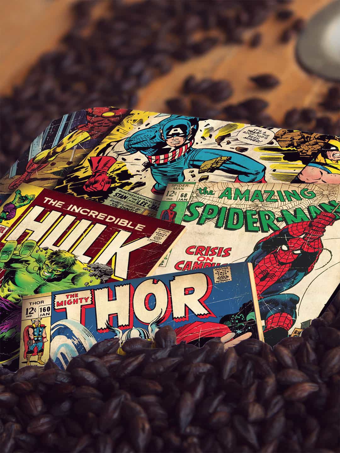 macmerise Blue & Red Marvel Comics Collection Design Printed MDF Wooden Square Coaster
macmerise Blue & Red Marvel Comics Collection Design Printed MDF Wooden Square Coaster