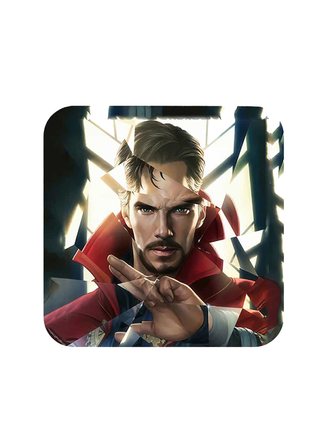 macmerise White & Red Doctor Strange Geometric Design Square MDF Wooden Coaster, Black
macmerise White & Red Doctor Strange Geometric Design Square MDF Wooden Coaster, Black