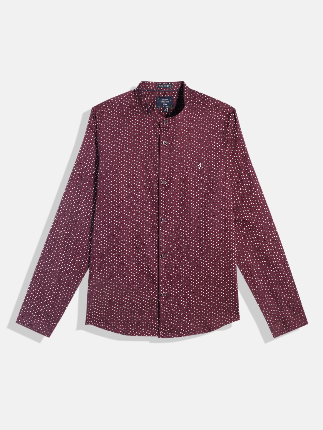 Indian Terrain Boys Straight Opaque Abstract Printed Pure Cotton Casual Shirt, Purple
Indian Terrain Boys Straight Opaque Abstract Printed Pure Cotton Casual Shirt, Purple
