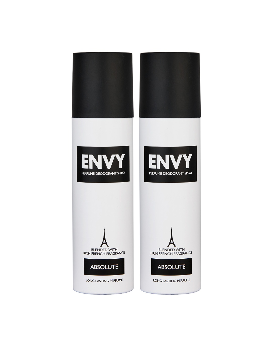 Envy Men Set of 2 Absolute Long-Lasting Perfume No Gas Deodorant Spray - 115g each, White
Envy Men Set of 2 Absolute Long-Lasting Perfume No Gas Deodorant Spray - 115g each, White