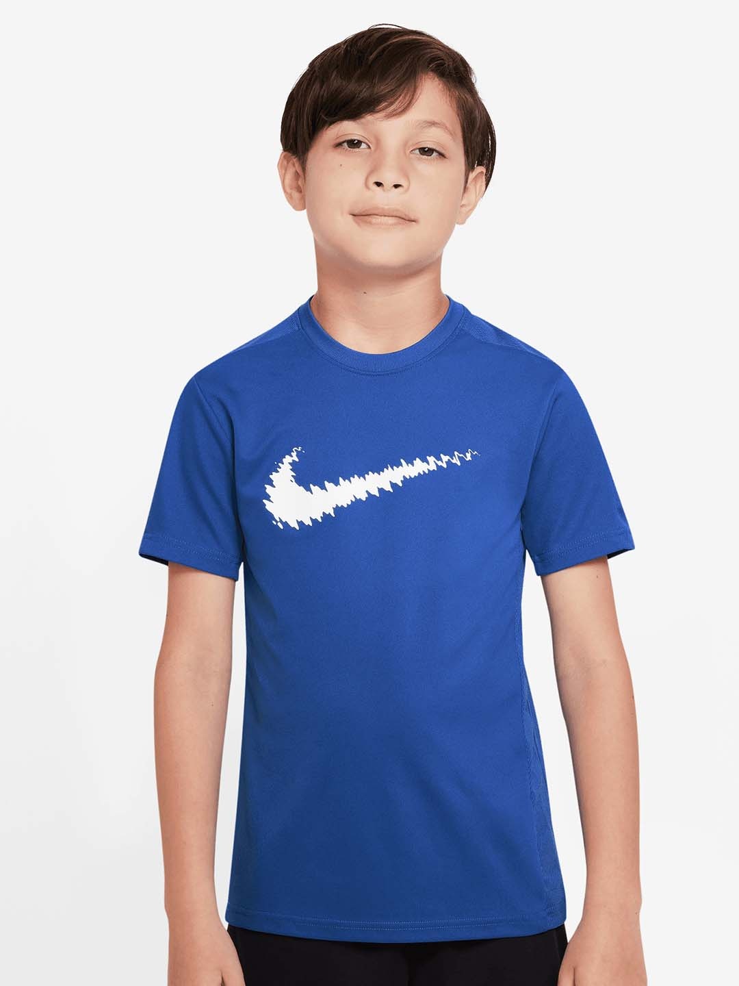 Nike Dri-FIT Trophy Older Kids Graphic Logo Printed Short-Sleeves Training T-Shirt, Blue
Nike Dri-FIT Trophy Older Kids Graphic Logo Printed Short-Sleeves Training T-Shirt, Blue