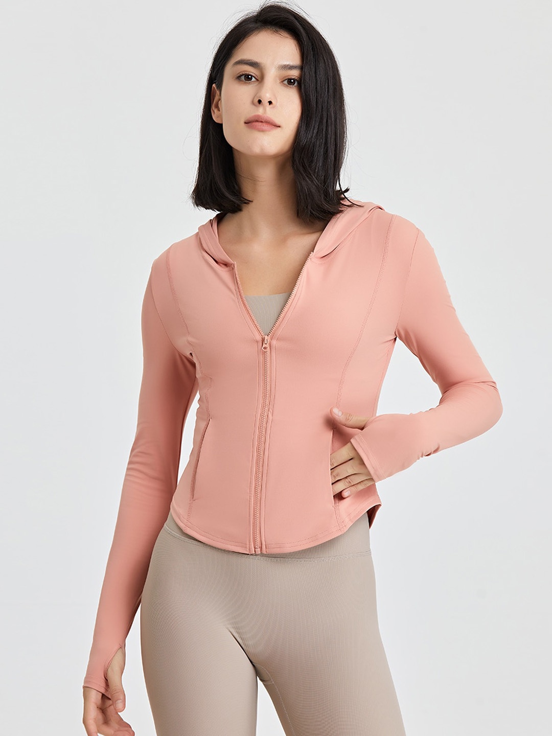 JC Collection Rapid-Dry Hooded Lightweight Crop Training or Gym Sporty Jacket, Pink
JC Collection Rapid-Dry Hooded Lightweight Crop Training or Gym Sporty Jacket, Pink