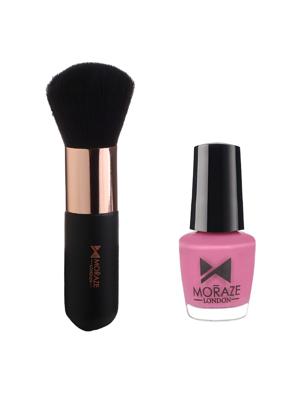 Moraze Set of Nail Paint 5 ml - You Make Me Blush with Kabuki Foundation Brush - Black, Pink
Moraze Set of Nail Paint 5 ml - You Make Me Blush with Kabuki Foundation Brush - Black, Pink