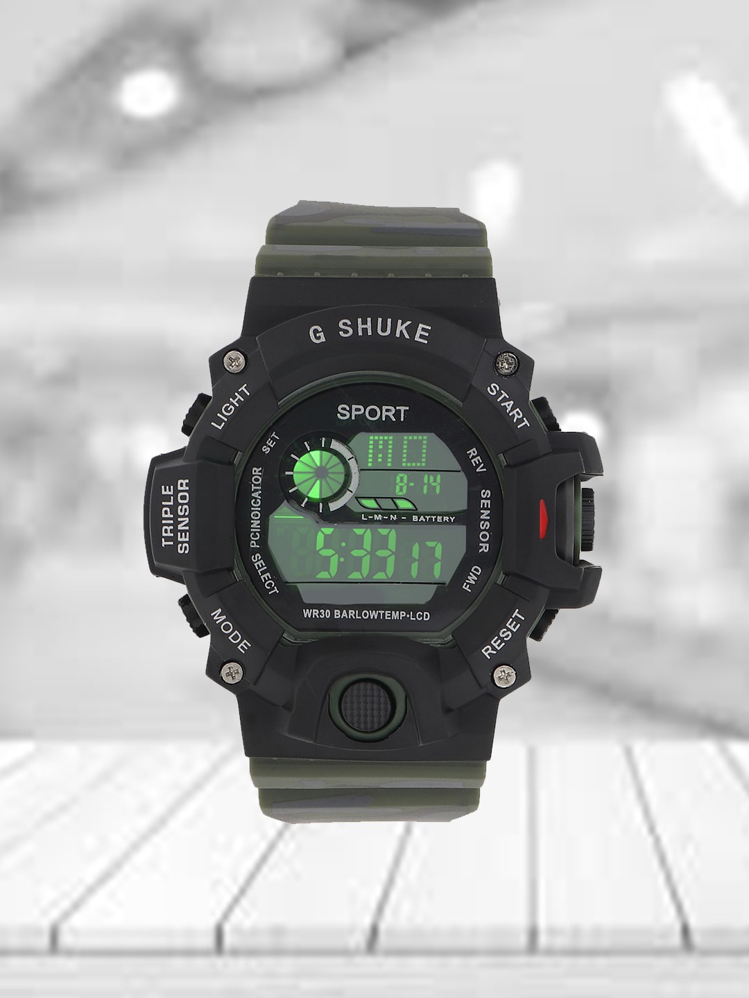 Fantasy World Kids LED Display Chronograph Digital Multi Function Watch FW-Sport-024-GR, Black
Fantasy World Kids LED Display Chronograph Digital Multi Function Watch FW-Sport-024-GR, Black