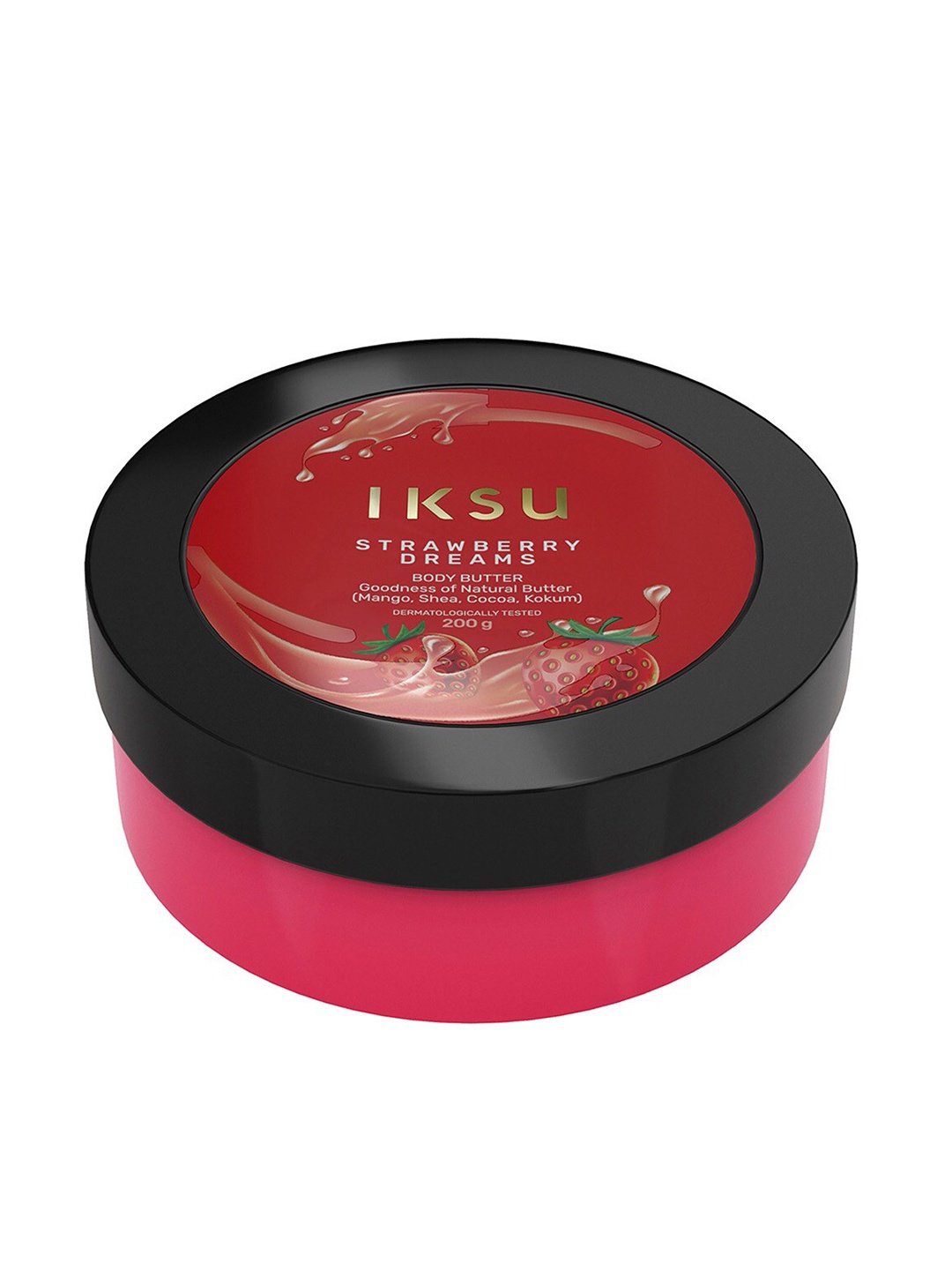 IKSU by Lifestyle Strawberry Dreams Body Butter with Cocoa Butter & Shea Butter - 200g, Red
IKSU by Lifestyle Strawberry Dreams Body Butter with Cocoa Butter & Shea Butter - 200g, Red