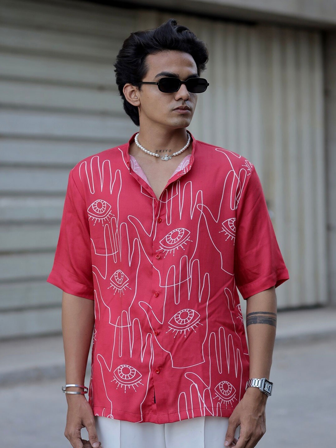 ADDY'S for men Comfort Fit Abstract Printed Mandarin Collar Satin Casual Shirt, Red
ADDY'S for men Comfort Fit Abstract Printed Mandarin Collar Satin Casual Shirt, Red