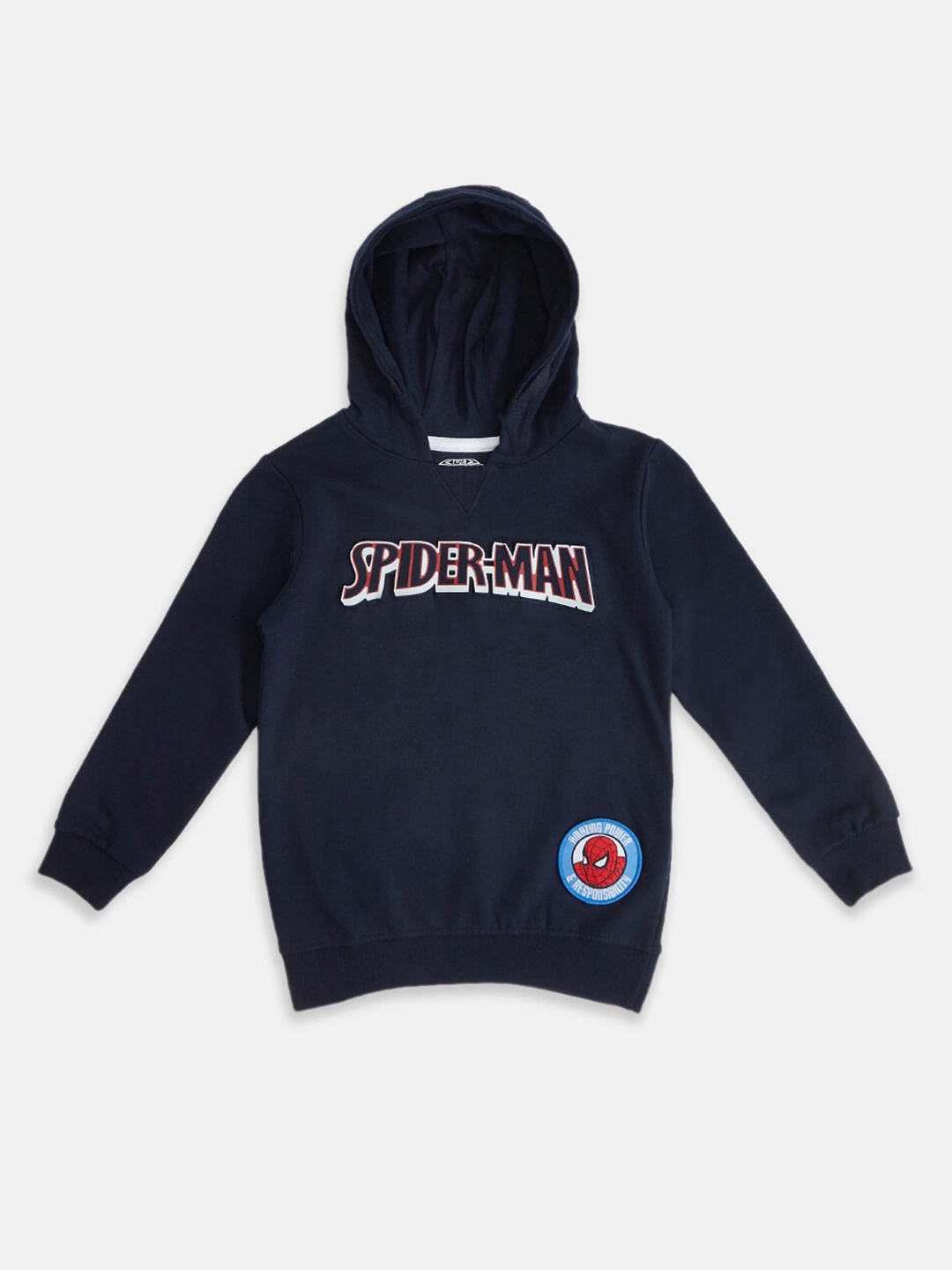 Pantaloons Junior Boys Superhero Spiderman Typography Printed Hoody Neck Cotton Sweatshirt, Navy blue
Pantaloons Junior Boys Superhero Spiderman Typography Printed Hoody Neck Cotton Sweatshirt, Navy blue