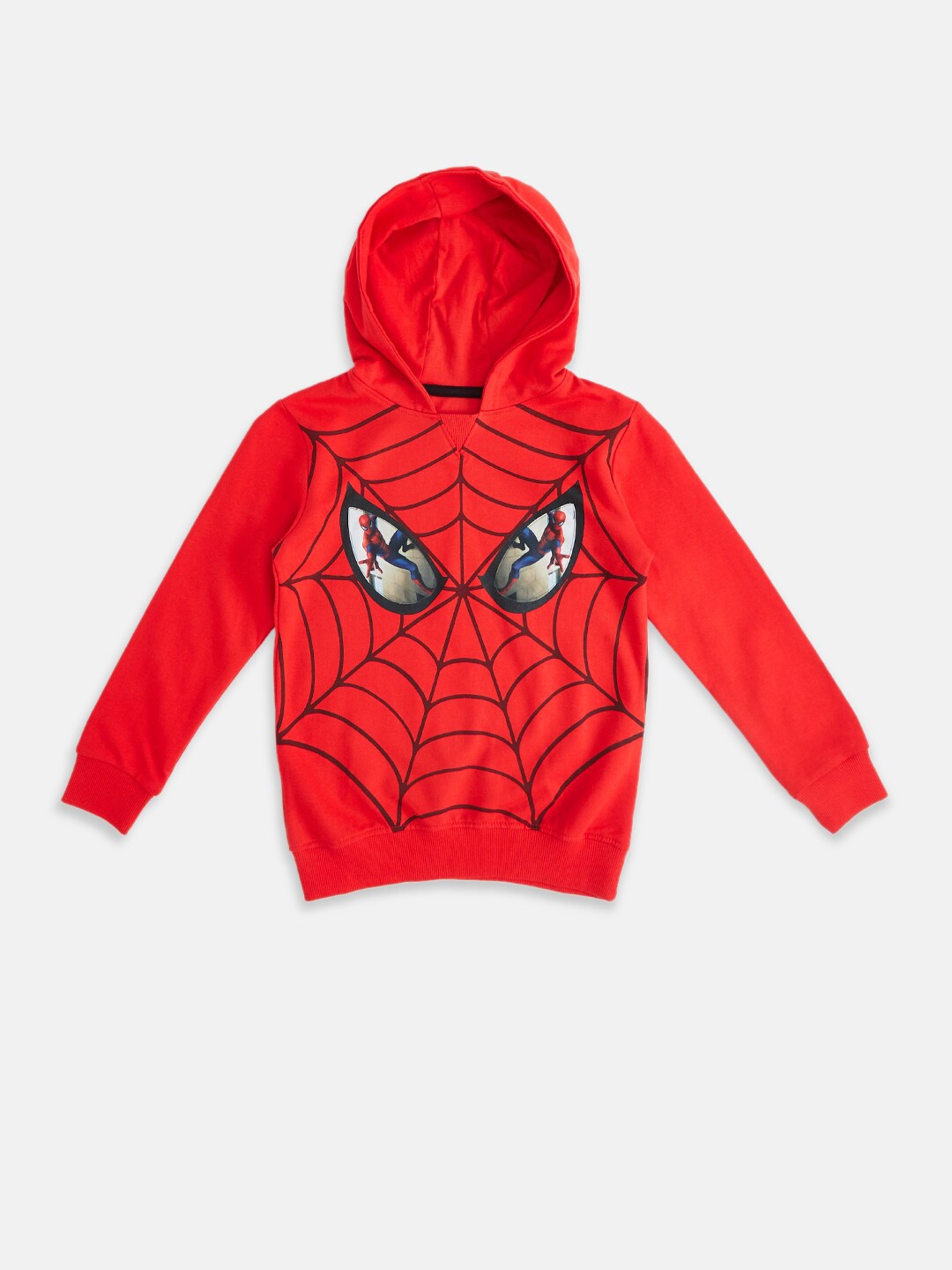 Pantaloons Junior Boys Superhero Spiderman Graphic Printed Hodded Neck Cotton Sweatshirt, Red
Pantaloons Junior Boys Superhero Spiderman Graphic Printed Hodded Neck Cotton Sweatshirt, Red