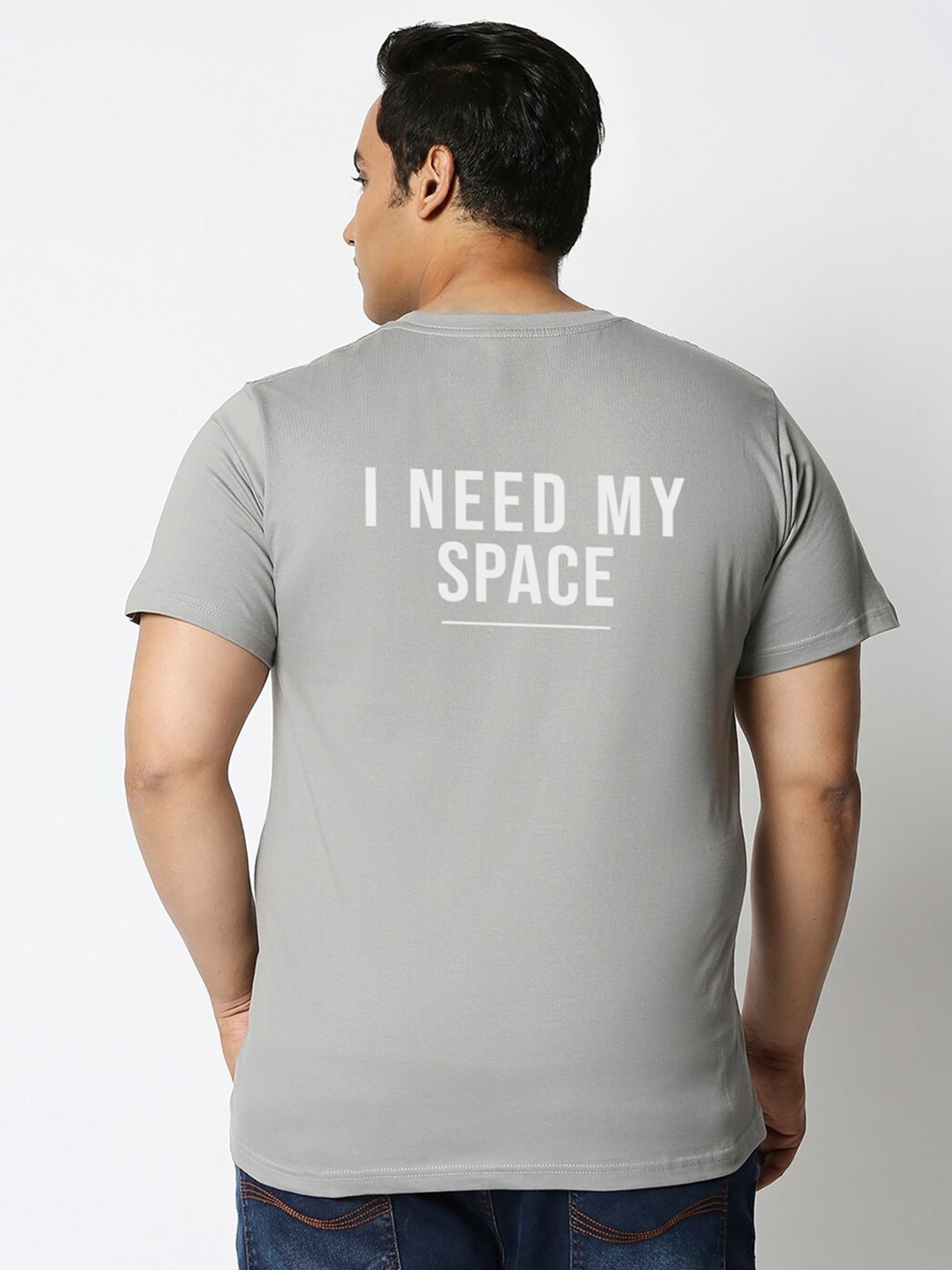Bewakoof x OFFICIAL NASA MERCHANDISE Men Spaced NASA Typography Plus Size T-shirt, Grey
Bewakoof x OFFICIAL NASA MERCHANDISE Men Spaced NASA Typography Plus Size T-shirt, Grey