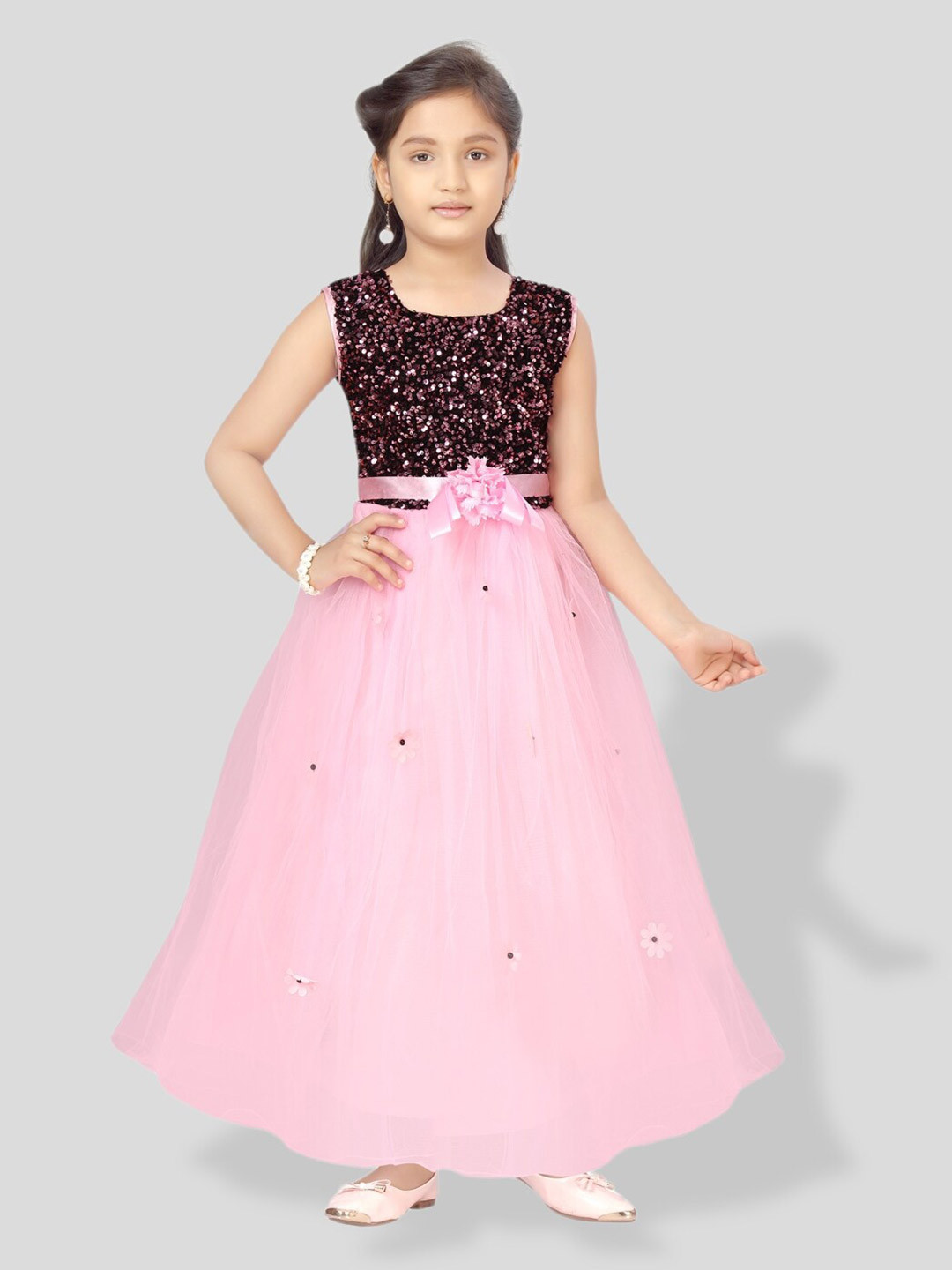 BAESD Girls Sequinned Embellished Gown Maxi Dress, Pink
BAESD Girls Sequinned Embellished Gown Maxi Dress, Pink
