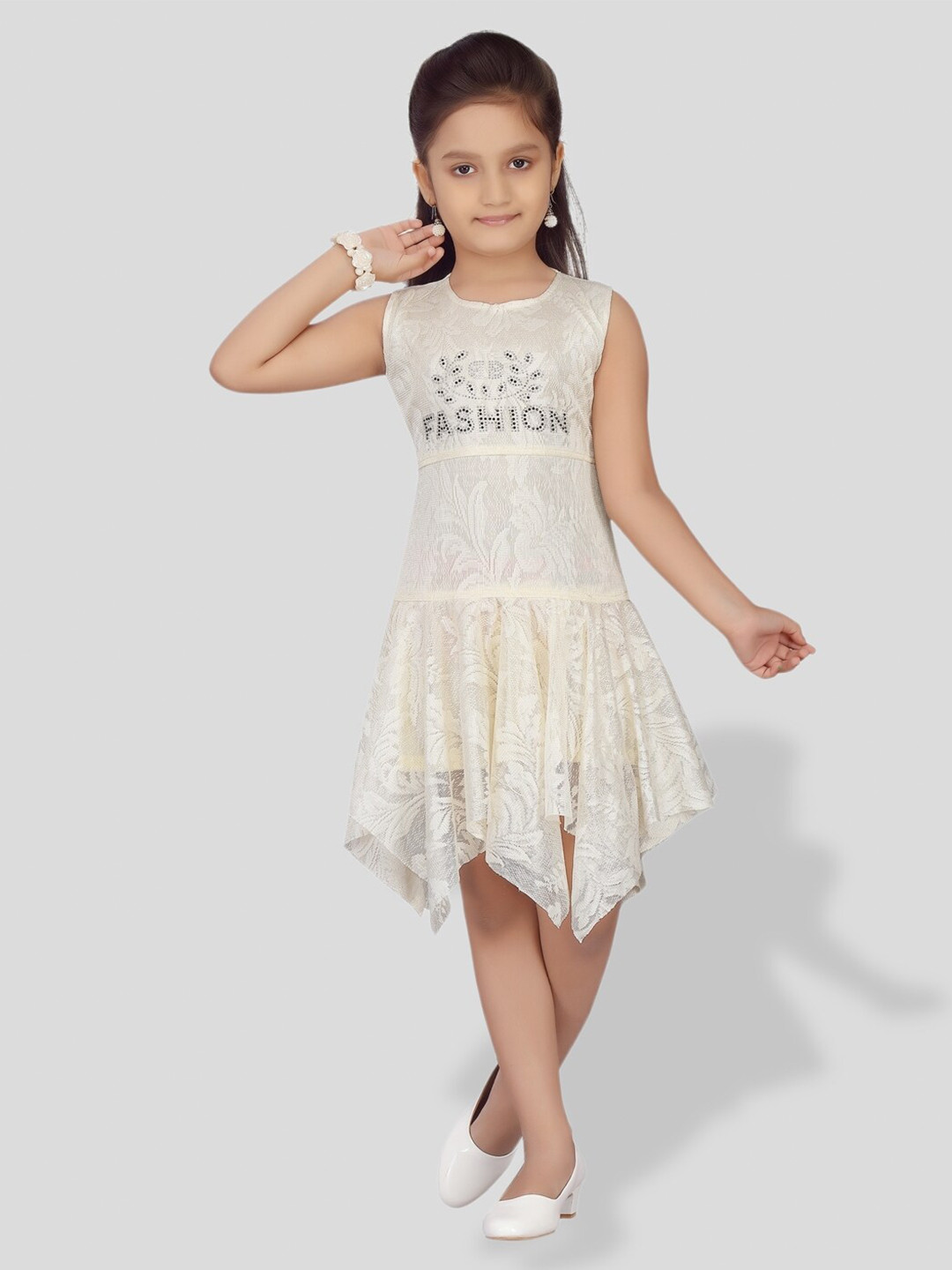 BAESD Girls Net Embellished Fit & Flare Dress, Cream
BAESD Girls Net Embellished Fit & Flare Dress, Cream