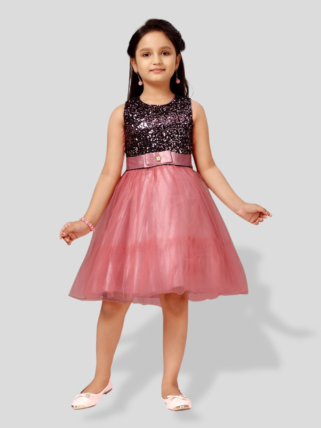 BAESD Girls Embellished Sequined Detailed Bling & Sparkly Fit & Flare Dress, Peach
BAESD Girls Embellished Sequined Detailed Bling & Sparkly Fit & Flare Dress, Peach
