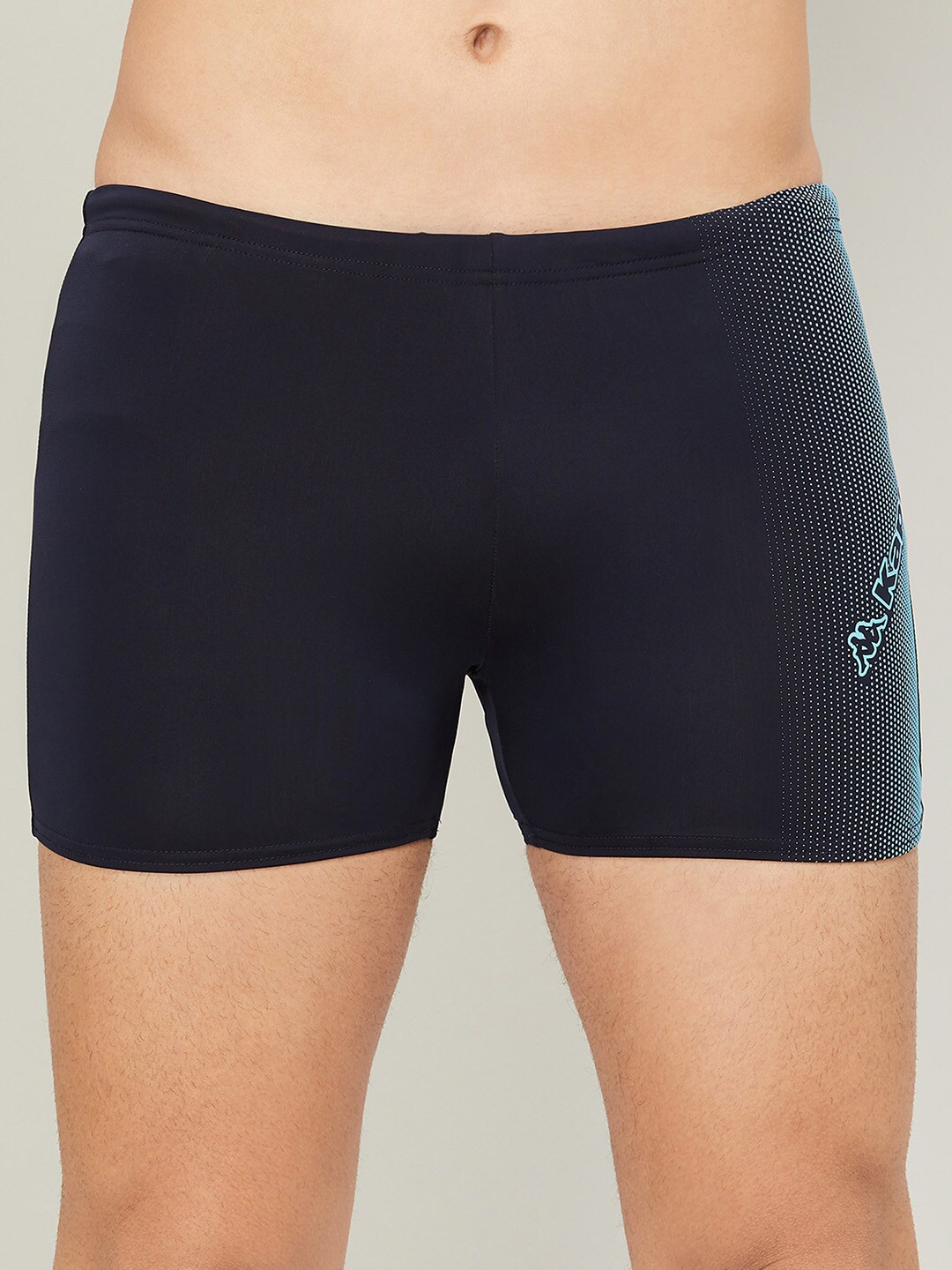 Kappa Men Printed Swim Shorts, Navy blue