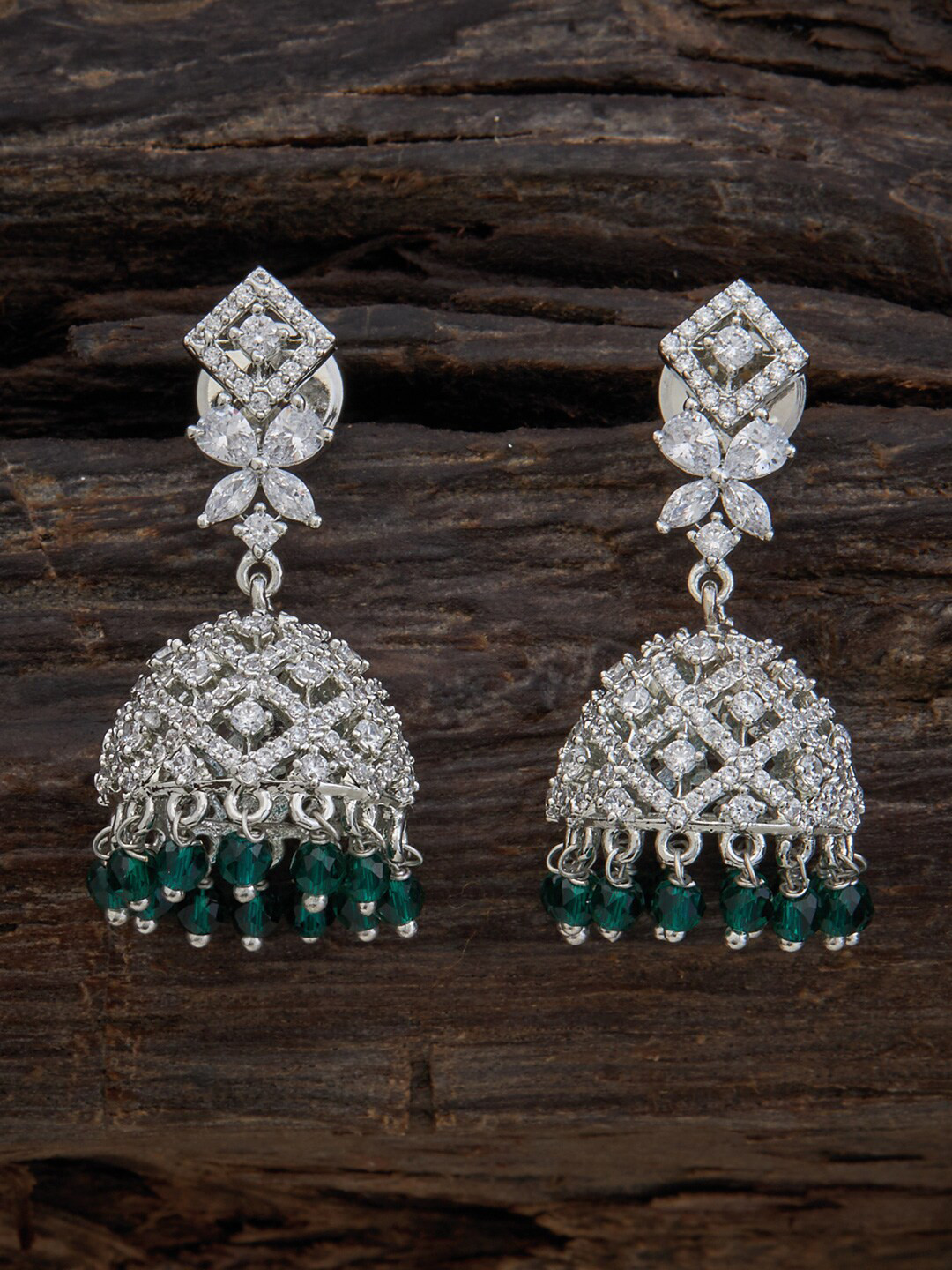 Kushal's Fashion Jewellery Rhodium-Plated Contemporary Drop Earrings, Silver
Kushal's Fashion Jewellery Rhodium-Plated Contemporary Drop Earrings, Silver