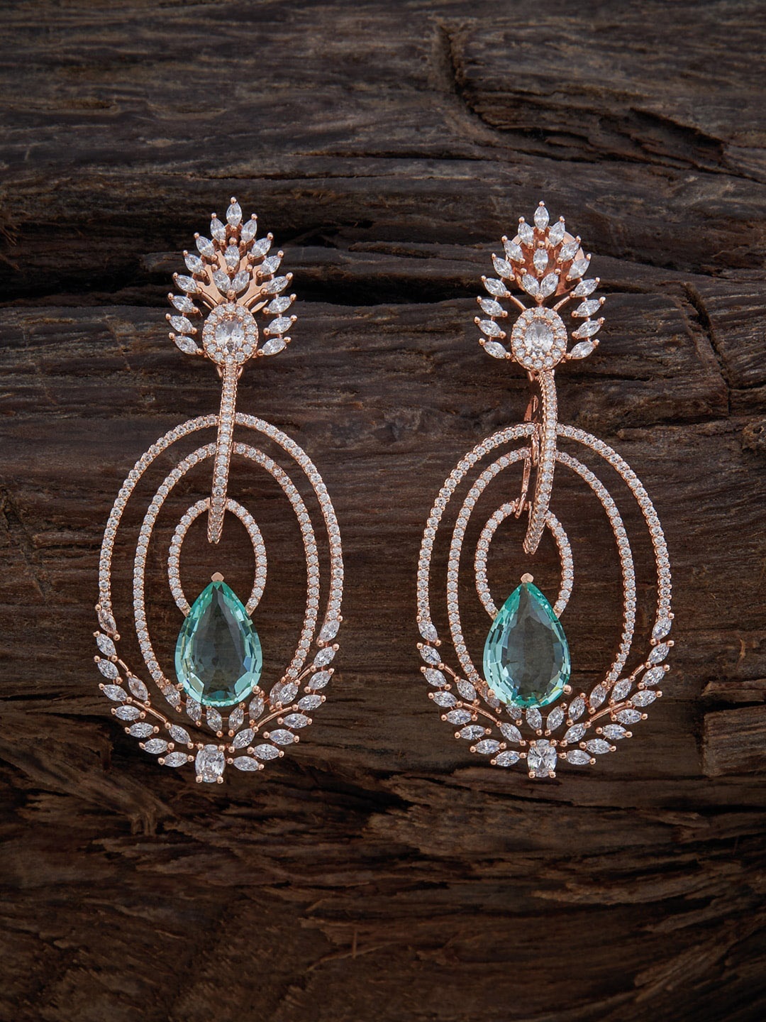 Kushal's Fashion Jewellery Rose Gold-Plated Teardrop & Oval Shaped Drop Earrings
Kushal's Fashion Jewellery Rose Gold-Plated Teardrop & Oval Shaped Drop Earrings