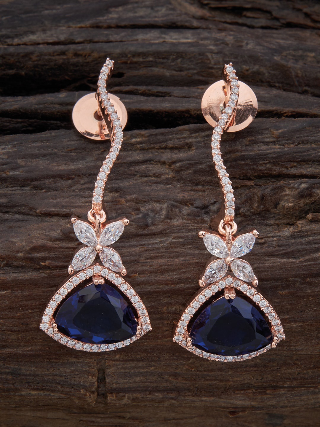 Kushal's Fashion Jewellery Rose Gold Plated Contemporary Zircon Drop Earrings, Copper
Kushal's Fashion Jewellery Rose Gold Plated Contemporary Zircon Drop Earrings, Copper