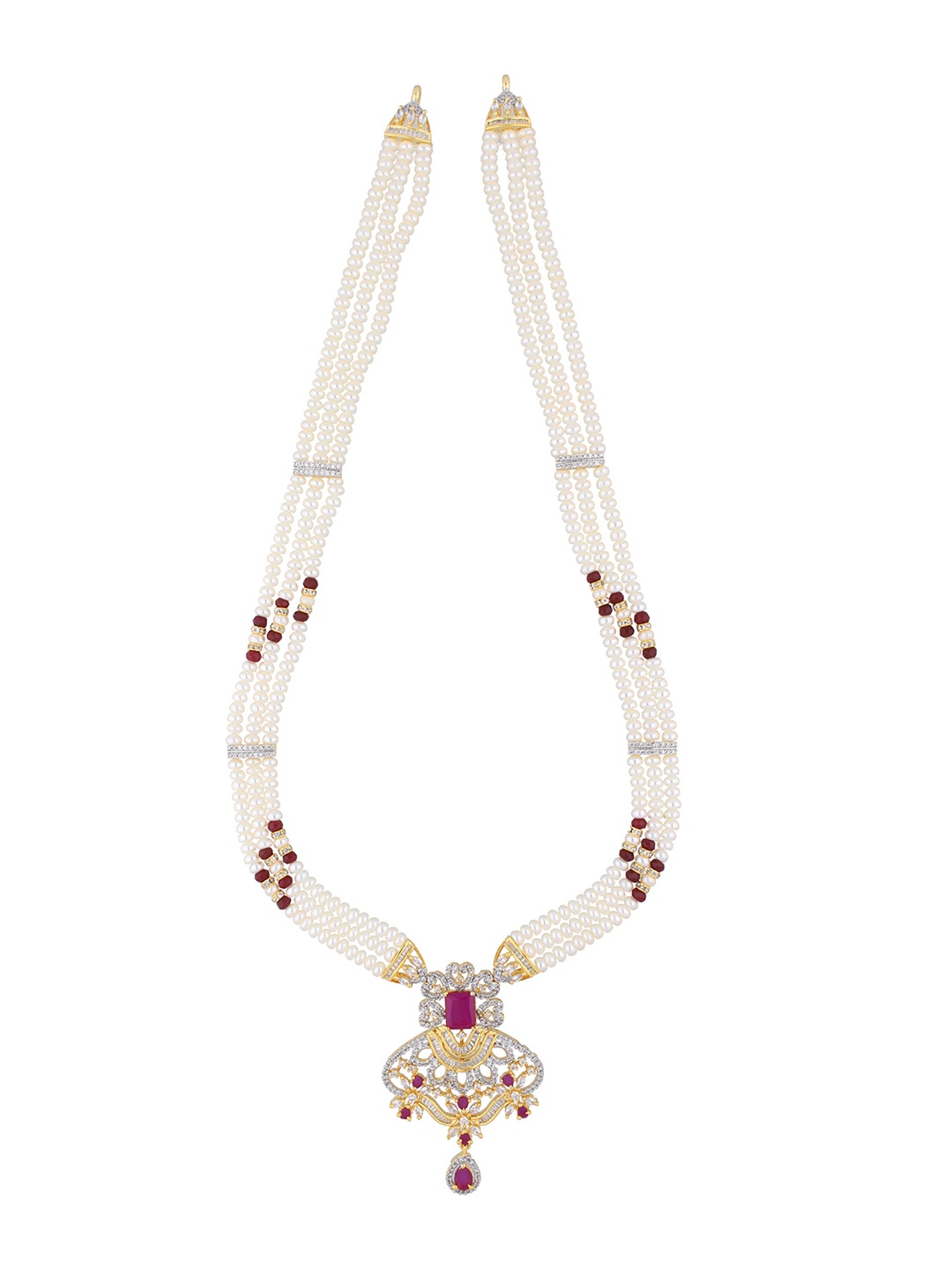 Sri Jagdamba Pearls Dealer Gold-Plated Stone Studded & Pearls Beaded Jewellery Set
Sri Jagdamba Pearls Dealer Gold-Plated Stone Studded & Pearls Beaded Jewellery Set