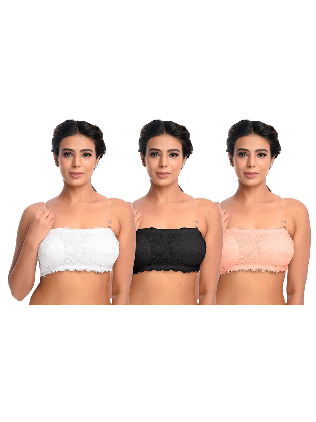 SASHU Self Design Removable Padding All Day Comfort Medium Coverage Cotton Bandeau Bra, Beige
SASHU Self Design Removable Padding All Day Comfort Medium Coverage Cotton Bandeau Bra, Beige