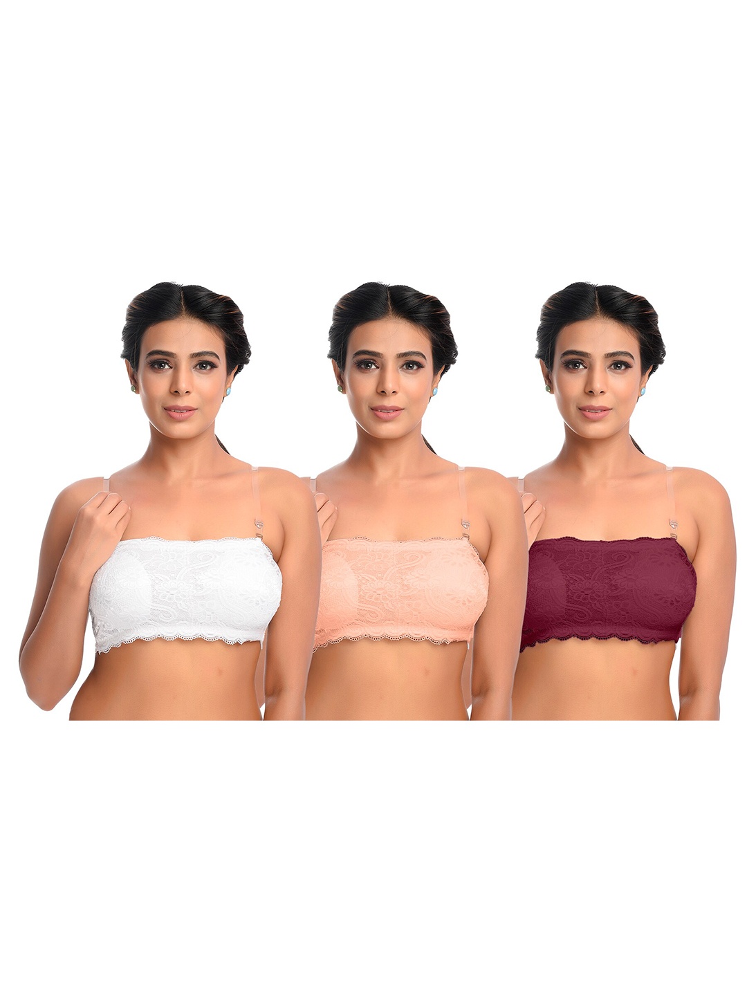 SASHU Floral Self Design Removable Padding All Day Comfort Medium Coverage Bandeau Bra, Beige
SASHU Floral Self Design Removable Padding All Day Comfort Medium Coverage Bandeau Bra, Beige