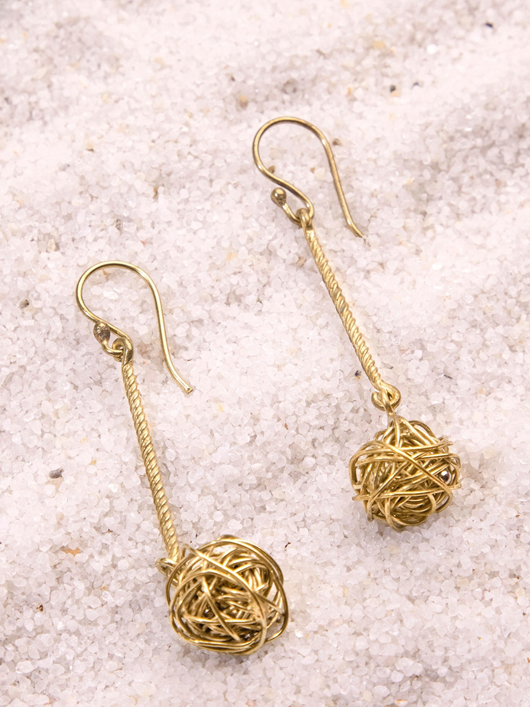 Studio One Love Brass-Plated Statement Drop Earrings, Gold
Studio One Love Brass-Plated Statement Drop Earrings, Gold