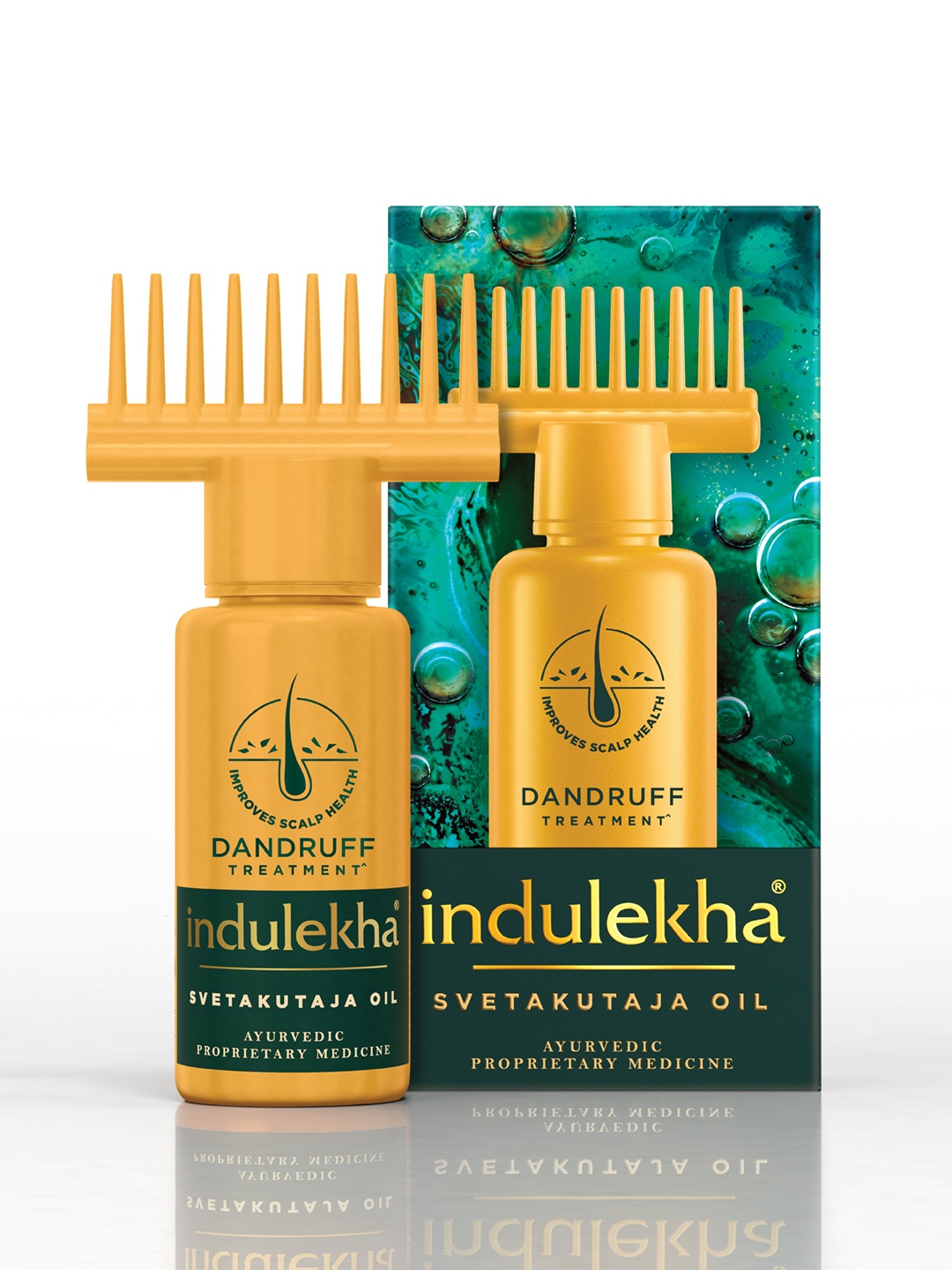 indulekha Svetakutaja Dandruff Treatment 100% Ayurvedic Hair Oil with Amla & Neem - 100ml, Yellow
indulekha Svetakutaja Dandruff Treatment 100% Ayurvedic Hair Oil with Amla & Neem - 100ml, Yellow