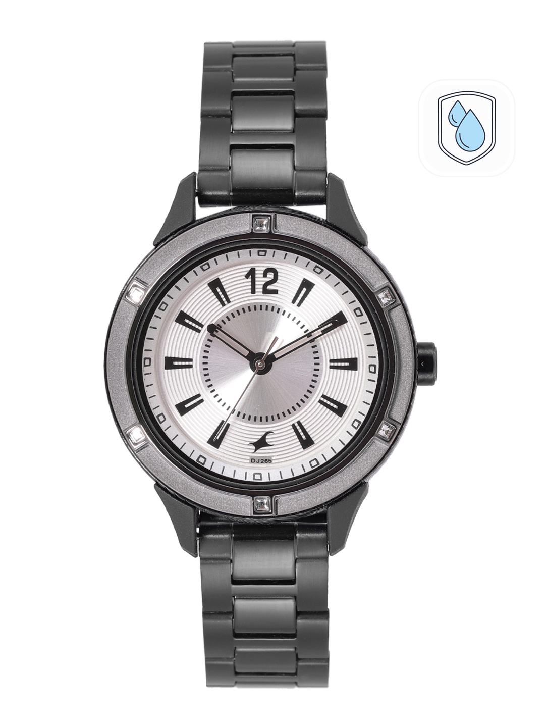 Fastrack Women Brass Patterned Dial & Bracelet Style Straps Analogue Watch NL6176KM11, Silver
Fastrack Women Brass Patterned Dial & Bracelet Style Straps Analogue Watch NL6176KM11, Silver