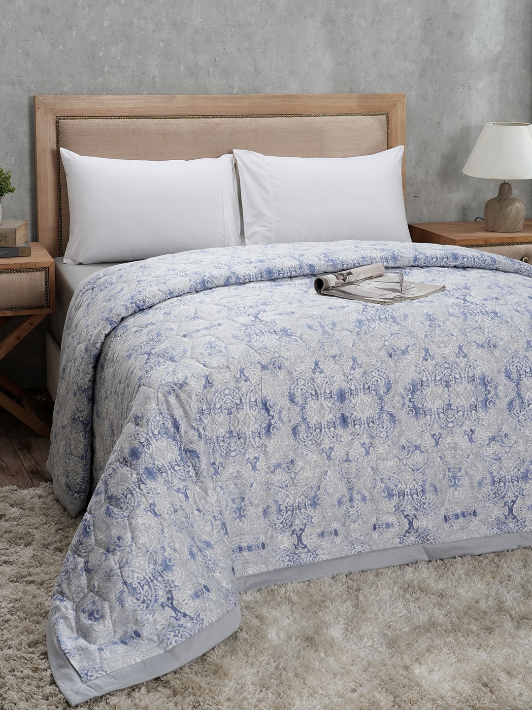 MASPAR PBS Refined Retro Baroque Blue & White Printed 400TC Cotton King Duvet Cover
MASPAR PBS Refined Retro Baroque Blue & White Printed 400TC Cotton King Duvet Cover