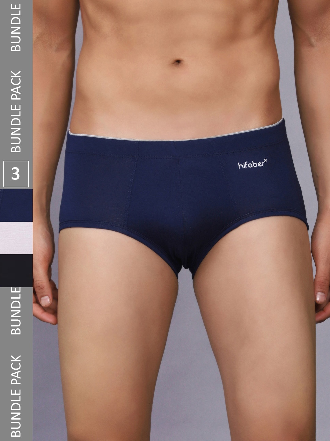 Hifaber Men Pack Of 3 Mid-Rise Anti-Microbial Hipster Briefs H0662 + H0665 + H0663_S, Black
Hifaber Men Pack Of 3 Mid-Rise Anti-Microbial Hipster Briefs H0662 + H0665 + H0663_S, Black