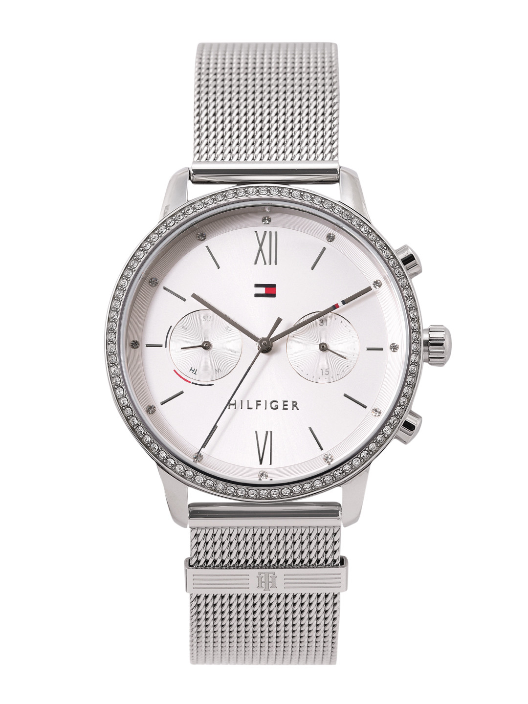 Tommy Hilfiger Women Embellished & Stainless Steel Textured Analogue Watch TH1782301W, White
Tommy Hilfiger Women Embellished & Stainless Steel Textured Analogue Watch TH1782301W, White