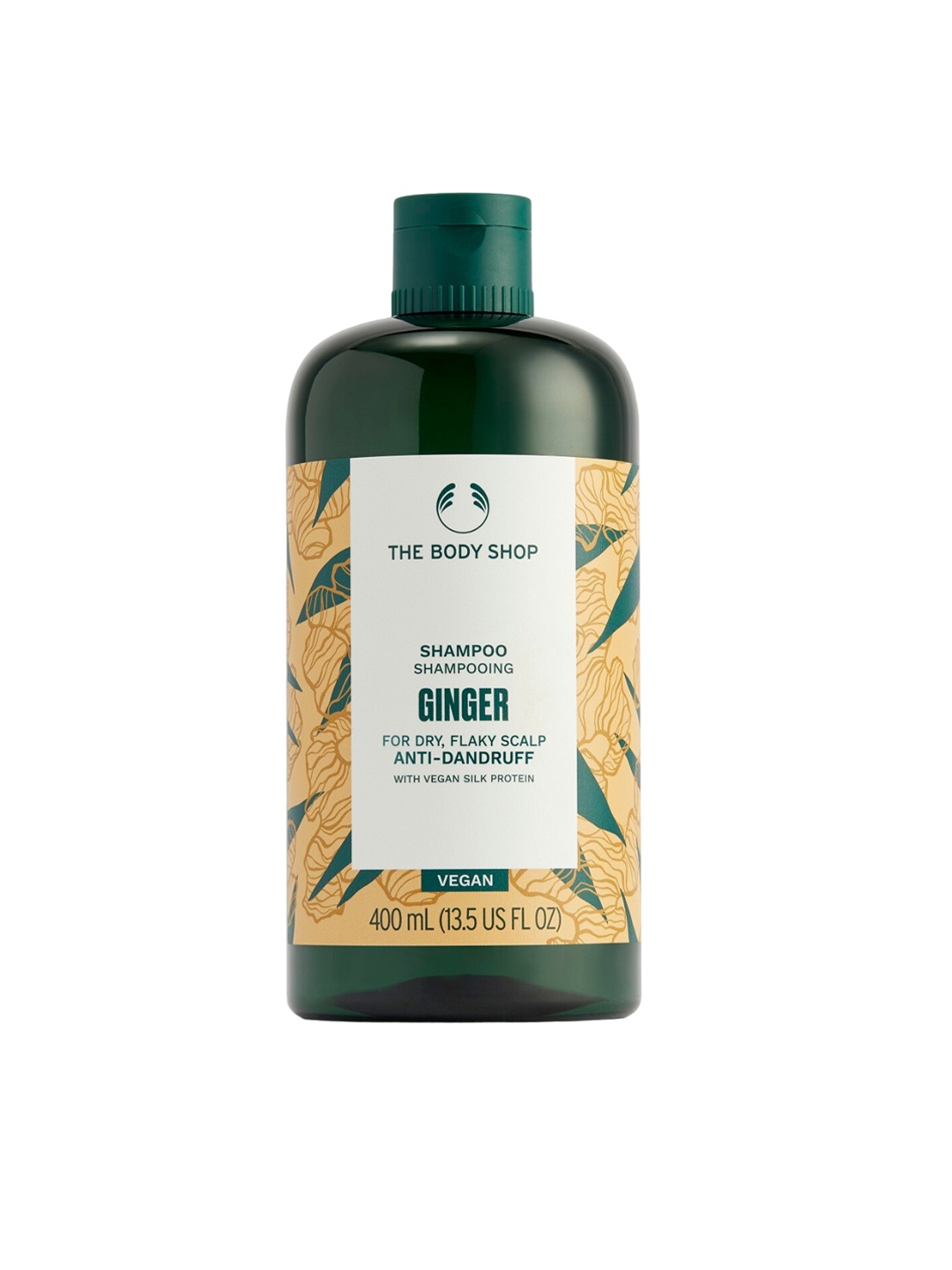 THE BODY SHOP Ginger Anti-Dandruff Vegan Shampoo with Silk Protein - 400 ml, Green
THE BODY SHOP Ginger Anti-Dandruff Vegan Shampoo with Silk Protein - 400 ml, Green