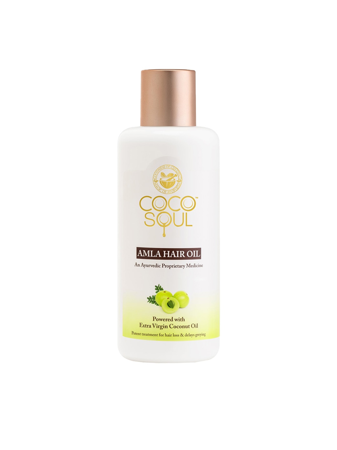 Coco Soul Amla Hair Oil Control Hair Loss, Promotes Hair Growth & Delays Greying -200ml, White
Coco Soul Amla Hair Oil Control Hair Loss, Promotes Hair Growth & Delays Greying -200ml, White