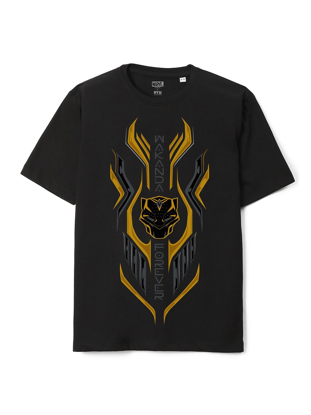 Wear Your Mind Boys Wakanda Forever Printed Oversized Knitted Pure Cotton T-Shirt, Black
Wear Your Mind Boys Wakanda Forever Printed Oversized Knitted Pure Cotton T-Shirt, Black